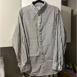 Merona Checkered Button Down shirt XL